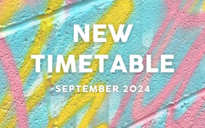 Exciting New September Timetable at The Colour Club!